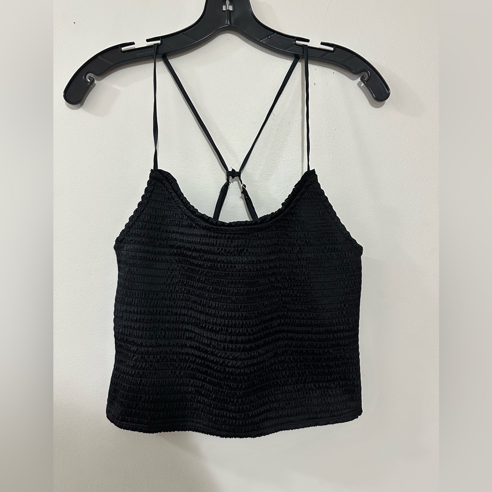 Free People Black Crop Top‎